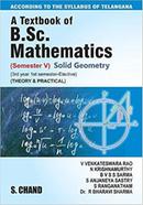 A Textbook of B.Sc. Mathematics Solid Geometry image