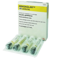 Abasaglar Cartridge 100 IU/ml Cartridge 3 ml cartridge image