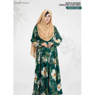 Abaya Al-Basharah -Premium Box Pleated Abaya COLOR: Green image