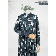 Glam Touch Abaya Al-Basharah -Premium Box Pleated Abaya image