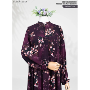 Glam Touch Abaya Al-Basharah -Premium Box Pleated Abaya image