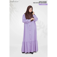 Glam Touch Abaya Al-Bashira Front Open Snap Button Abaya image