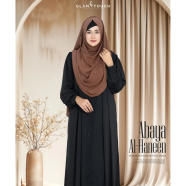 Abaya Al Haneen-Premium Show Button Abaya Black image