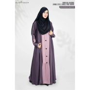 Glam Touch Abaya Al-Khusbu-Shrug Style Single Part Abaya image