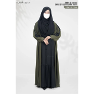 Glam Touch Abaya Al-Khusbu-Shrug Style Single Part Abaya image