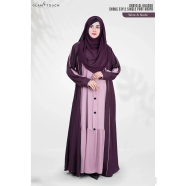Glam Touch Abaya Al-Khusbu-Shrug Style Single Part Abaya image