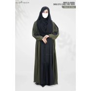 Glam Touch Abaya Al-Khusbu-Shrug Style Single Part Abaya image