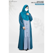Glam Touch Abaya Al-Khusbu-Shrug Style Single Part Abaya image