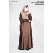 Glam Touch Abaya Al-Khusbu-Shrug Style Single Part Abaya image