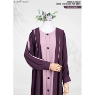 Glam Touch Abaya Al-Khushbu-Shrug Style Single Part Abaya | image