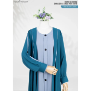 Glam Touch Abaya Al-Khushbu-Shrug Style Single Part Abaya image
