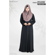 Glam Touch Abaya Al-muneera Premium Pleate Design Abaya image