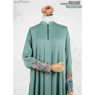 Abaya An-Noor Designer Premium Abaya Mint image