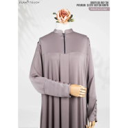 Glam Touch Abaya Ar-Rafi'Ah-Premium Sleeve Button Abaya image