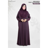 Glam Touch Abaya Ar-rafi'ah-Premium Sleeve Button Abaya image