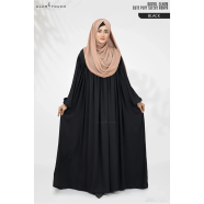 Glam Touch Abaya-Elham Cute Puff Sleeve Abaya Burqa image