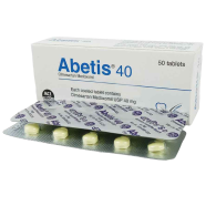 Abetis 40 mg Tablet 10's Strip icon