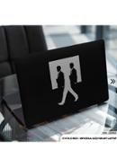 DDecorator Abstract Art B/W Laptop Sticker - (LSKN824)