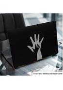 DDecorator Abstract Art B/W Laptop Sticker - (LSKN826)