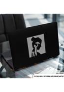 DDecorator Abstract Art B/W Laptop Sticker - (LSKN822)