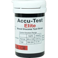 Accu Test Elite Blood Glucose Strips 25 Pack Vial Only image