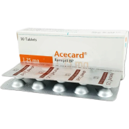Acecard 1.25 mg Tablet 10's Strip image