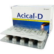 Acical-D 500 Mg, 200 Iu Tablet 10'S Strip icon