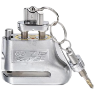 Acid Proof Disc Lock With Double Key And Liquid Dual Cylinder Universal Fit Gap 5.24mm X 45mm Rust Proof image