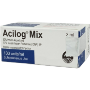 Acilog Mix 30 Percent, 70 Percent Vial 3 ml Vial image