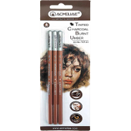 Acmeliae Charcoal Sienna Pencils - 3 pcs Set - 01-TCP icon