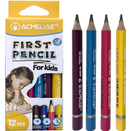 Acmeliae First Kids Pencil (Age Plus 3) - 12 pcs Paper Box Set image