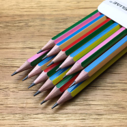 Acmeliae HB MultiColor Striped Body Graphite Pencil 43512 - (12pcs/Box) image