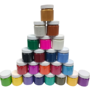 Acramine Ready Colour for Fabric Paint Per Bottle Black - 100 ml image