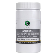 Maries Acrylic Colour Titanium White- 300ml image