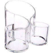 Acrylic Cosmetic Organizer Display Stand - Makeup Brushes/Lipstick/Pencil/Hair Combs and Jewelry Storage Holder for Home icon