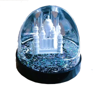 Acrylic Taj Mahal Pen Stand Showpiece (Design Or Color Any) icon