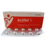 Actifol 5 mg Tablet 10's Strip image