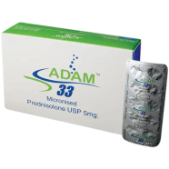 Adam 33 Plus 5mg Tablet 10's Strip image