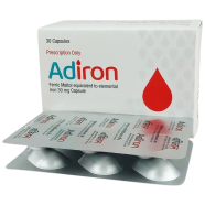 Adiron 30 mg Capsule 6'S Strip image