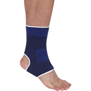 Adjustable Ankle Support Brace Cap Wrap Pad for Men and Women for Pain Relief - 1 Pcs (Any Colour) image