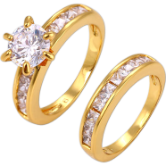 Adjustable Couple Finger Ring For Men Women image