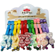 Adjustable Premium Cat Bow Collar For Cat, Kitten and Small Dog (Any Colour) image