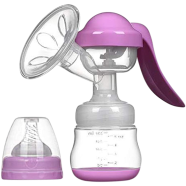 Adjustable Suction Silicone Hand Pump, Small Portable Milk Catcher Baby Feeding Pumps and Accessories image