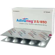 Adlinameg 2.5 mg, 850 mg Tablet 10's Strip image