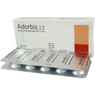 Adorbis 2.5 mg Tablet 10'S Strip image