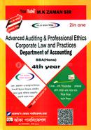 Advanced Auditing and Professional Ethics Corporate Law and Practices Department of Accounting image