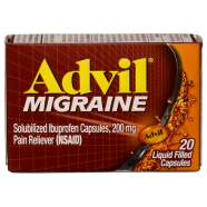 Advil Migraine 200mg Liquid Filled - 20 Capsules image