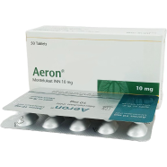 Aeron10 mg 10's Strip Tablet image