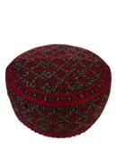 Afgani Tupi - Maroon color (Any Design) - Size 56