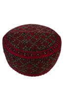 Afgani Tupi - Maroon color (Any Design) - Size 53